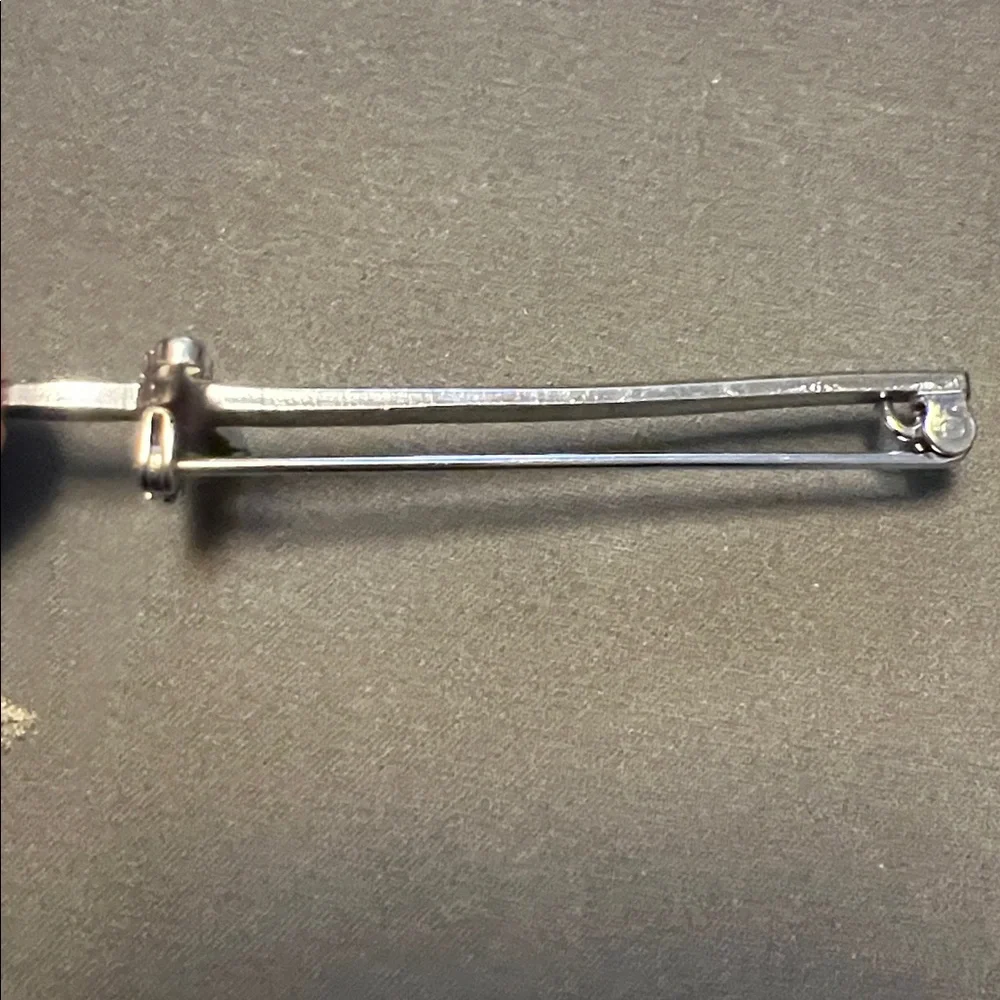 Sword Shaped Kilt Pin men’s Kilt Accessory Claymore 4” Sturdy Silver Tone - Picture 7 of 7